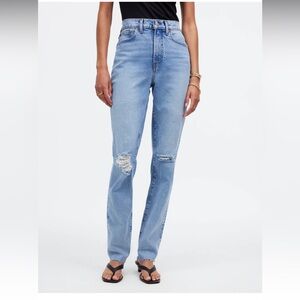 Madewell The Perfect Vintage Jean Charnley Wash Blue High Rise Womens US 23